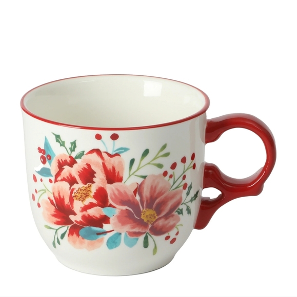 🎅 New Pioneer Woman 2-Piece Merry Meadows Cookie Tray & Mug Set - Picture 6 of 11